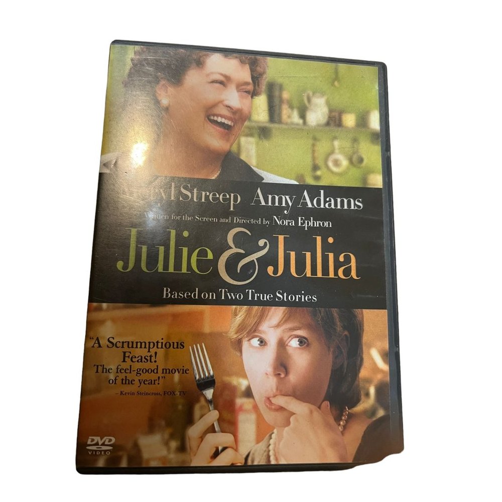 Julie & Julia DVD Based on 2 True Stories Meryl Streep Amy Adams PG13